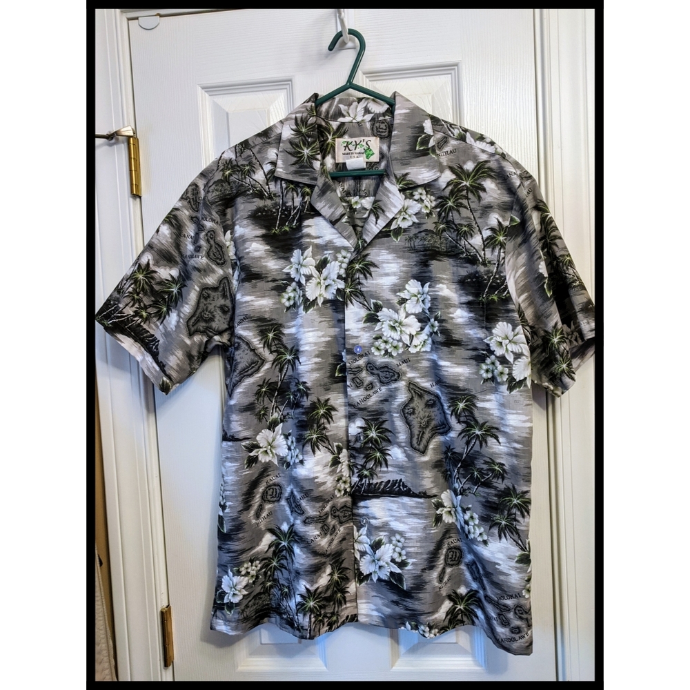 VTG Pre-Owned KY'S Hawaii Hawaiian Shirt Sz Large